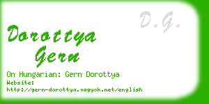 dorottya gern business card